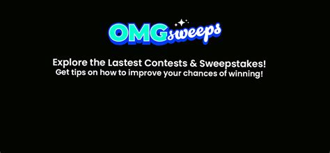 omg sweepstakes winner $50k finalist